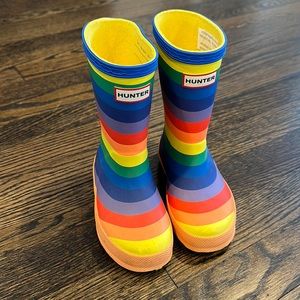Hunter rain boots - rainbow